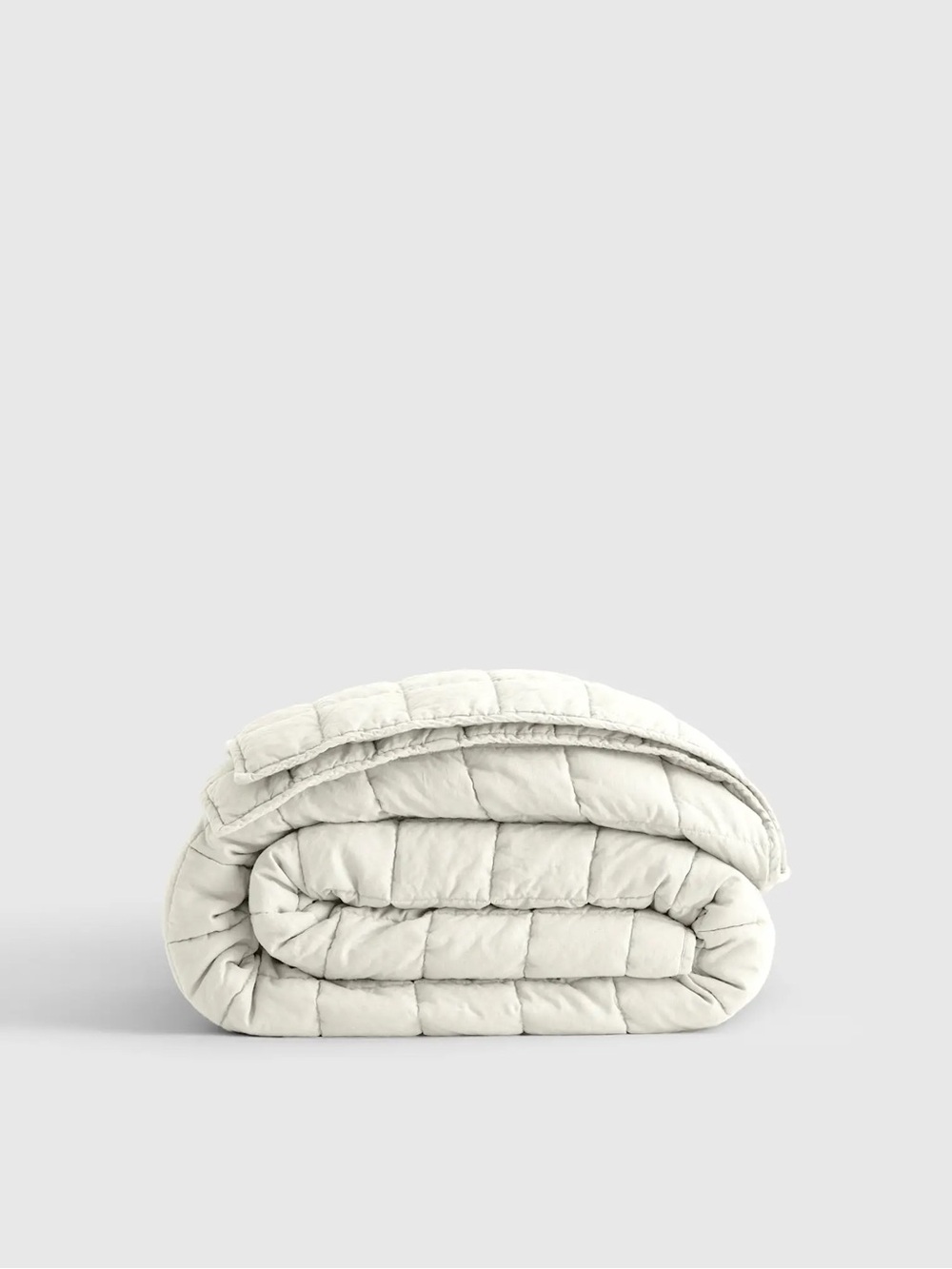 NEW Quince KING European Linen Box Quilt Ivory $184 PRICED TO SELL TODAY